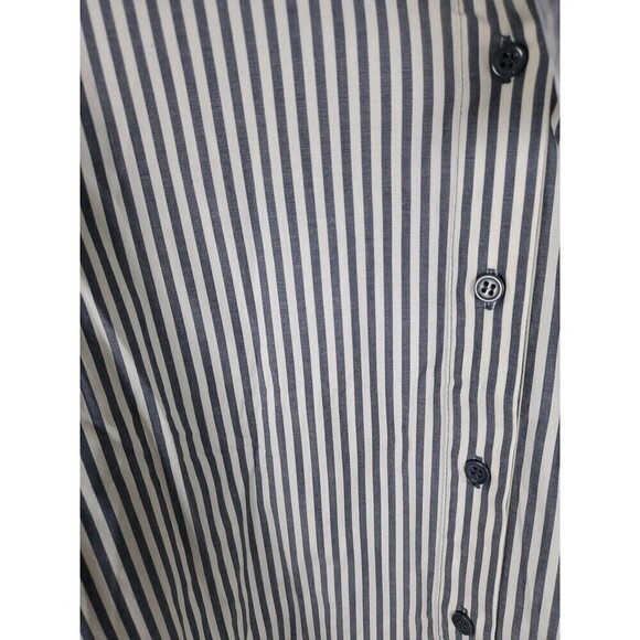 Lane Bryant Button Shirt Women's Size 2X (18/20) Striped Long Sleeve NWT - Picture 7 of 13